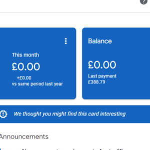 One time payment received Uk adsense with HBDR approved Very low invalid